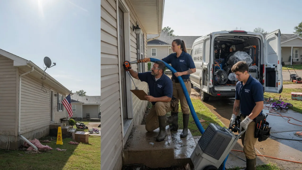 Ceiling Water Damage Restoration in Ashville, PA near me